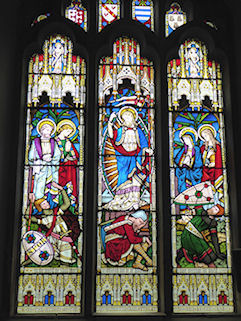St Augustines Church stained glass windows